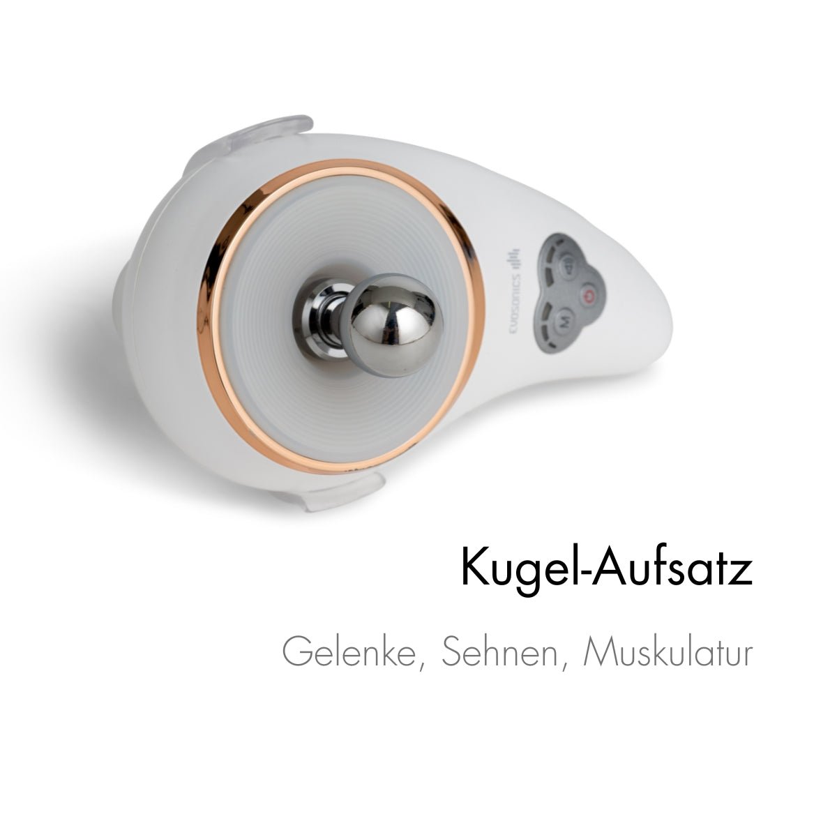 Schallwellentherapiegerät Evosonics SoundWave Personal mit Kugelaufsatz für Gelenke, Sehnen, Bänder
