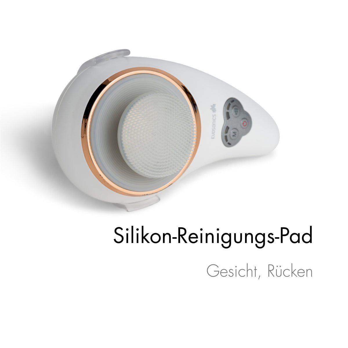 Gesichtsreinigung mit dem Reinigungspad-Aufsatz des SoundWave Personal