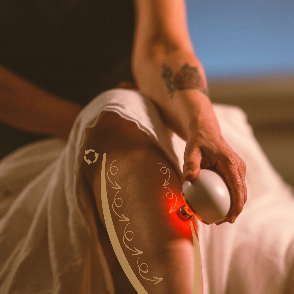 Evosonics SoundWave Personal - Schwere Beine verhindern und mit Schallwellen den Lymphfluss aktivieren