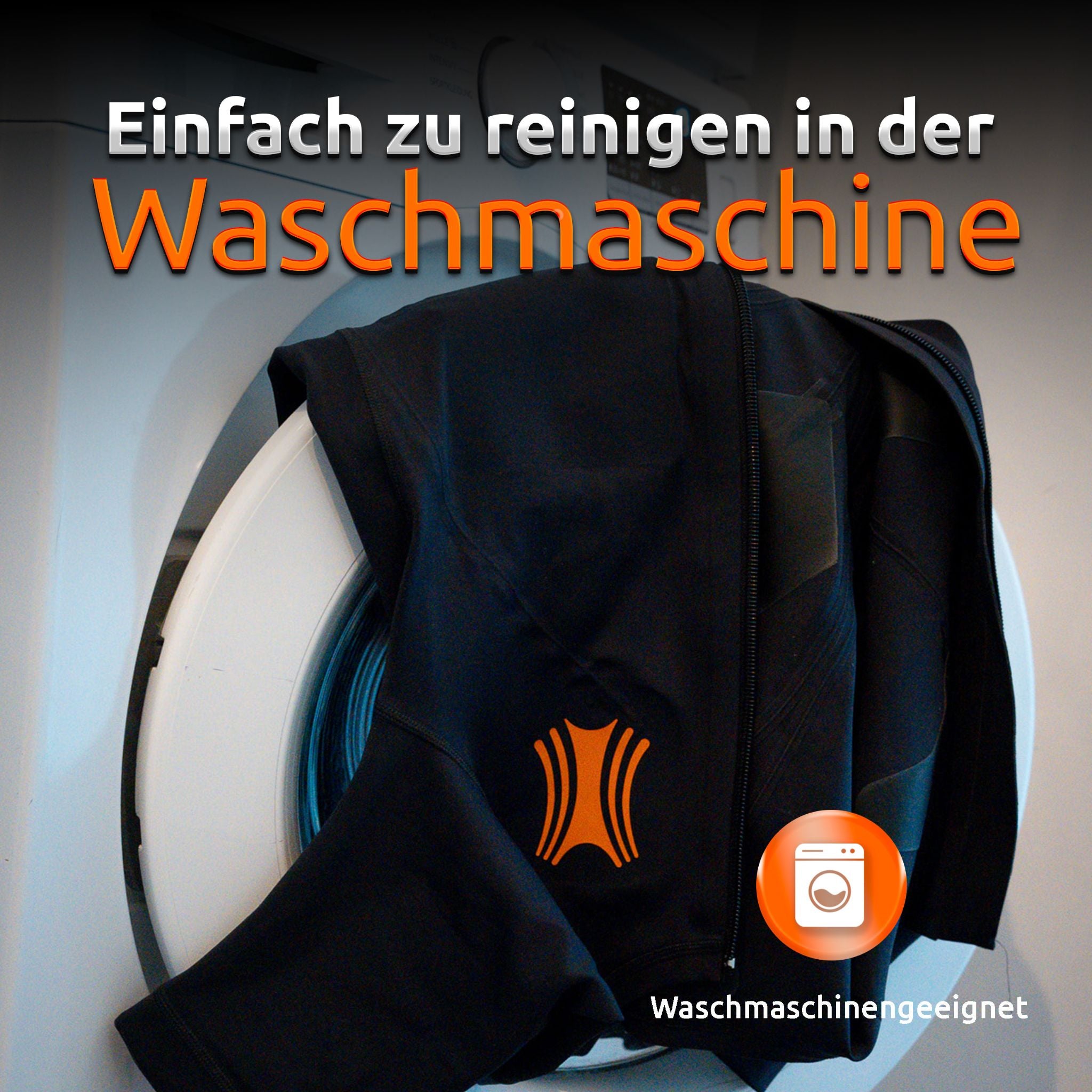 Kraftwunder EMA Anzug einfach in der Waschmaschine reinigen – Therapiegold