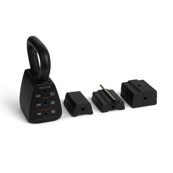 PowerBlock Kettlebell verstellbar 8-16 kg mit Gewichtsscheiben kaufen – Therapiegold
